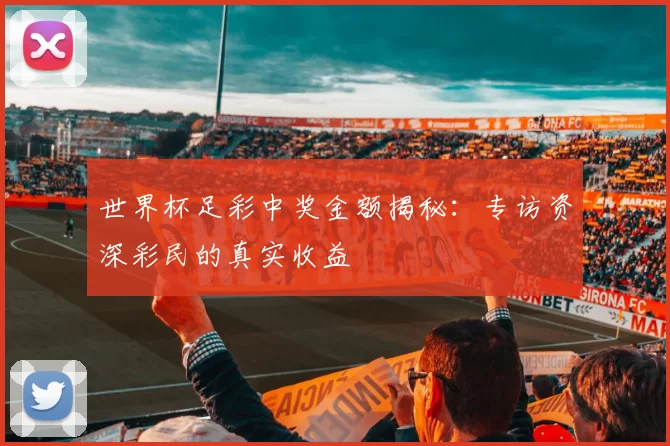 世界杯足彩中奖金额揭秘：专访资深彩民的真实收益
